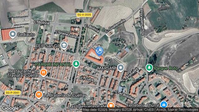 Ubicación de la subastas Subasta de garaje en CUELLAR