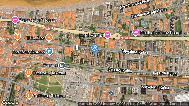 Ubicación de la subastas Subasta de garaje en Zarautz