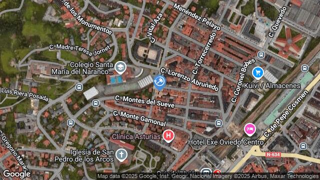 Ubicación de la subastas Subasta de vivienda en Oviedo