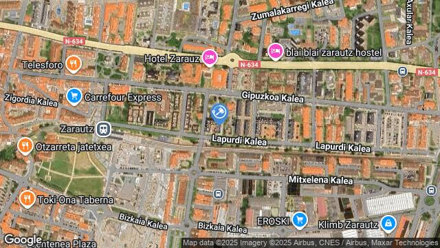 Ubicación de la subastas Subasta de vivienda en Zarautz
