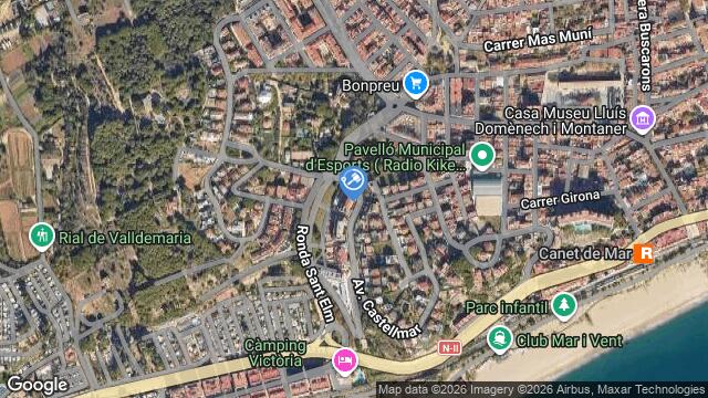 Ubicación de la subastas Subasta de garaje en Canet de Mar