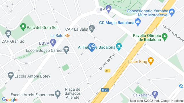 Ubicación de la subastas Subasta de vivienda en BADALONA