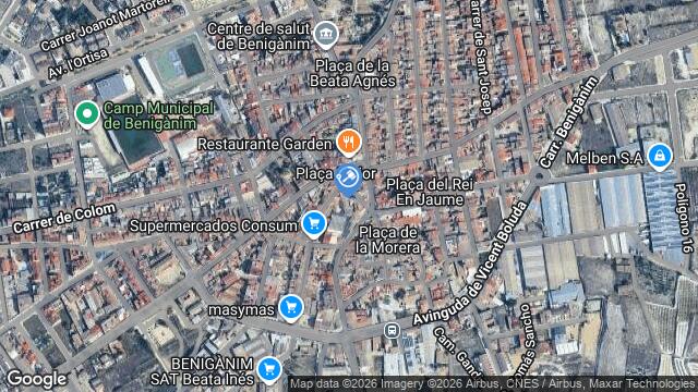 Ubicación de la subastas Subasta de garaje en Beniganim