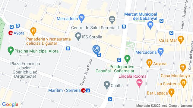 Ubicación de la subastas Subasta de garaje en VALENCIA