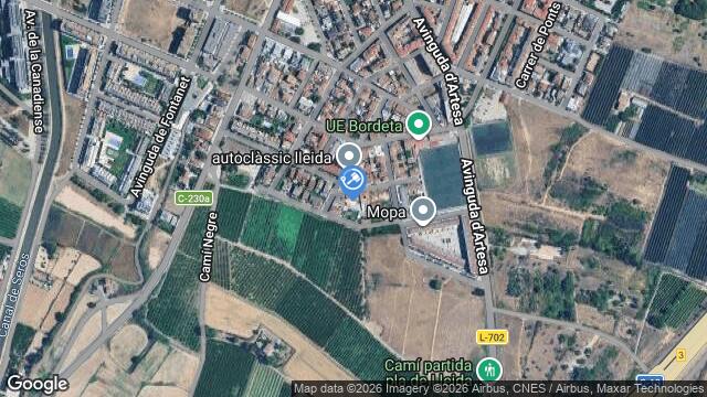 Ubicación de la subastas Subasta de cl maials ( lleida) en LLEIDA