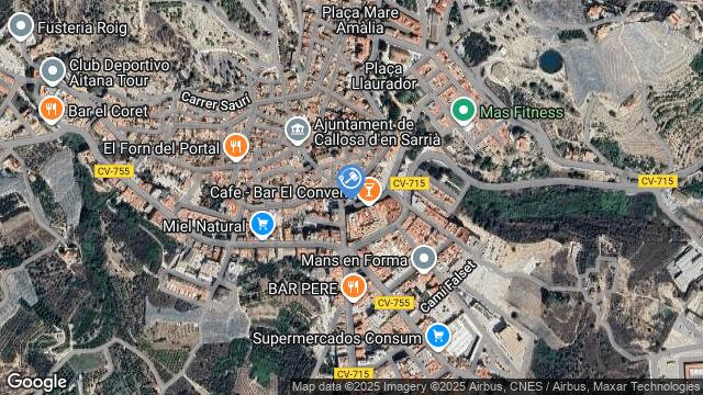 Ubicación de la subastas Subasta de vivienda en CALLOSA D'EN SARRIA