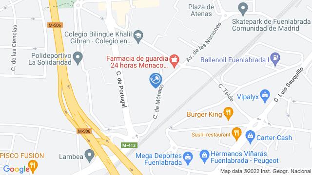 Ubicación de la subastas Subasta de garaje en FUENLABRADA