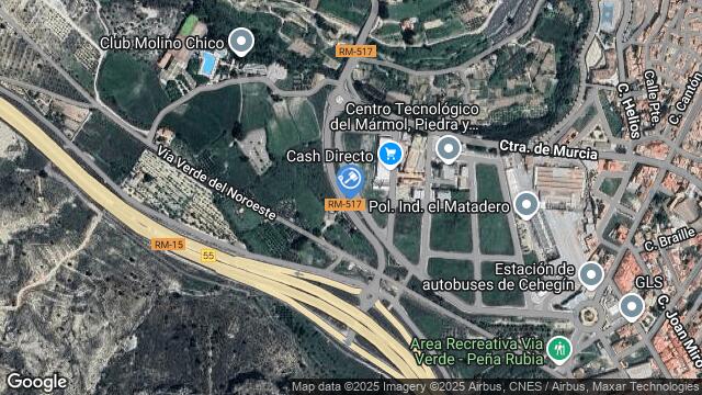 Ubicación de la subastas Subasta de solar en CEHEGIN