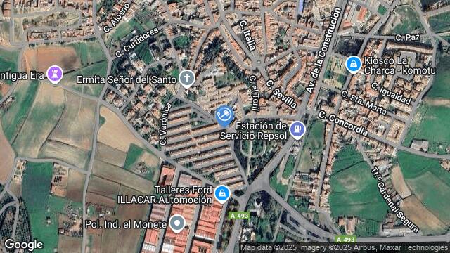 Ubicación de la subastas Subasta de solar en VALVERDE DEL CAMINO