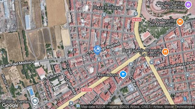 Ubicación de la subastas Subasta de garaje en ALBACETE