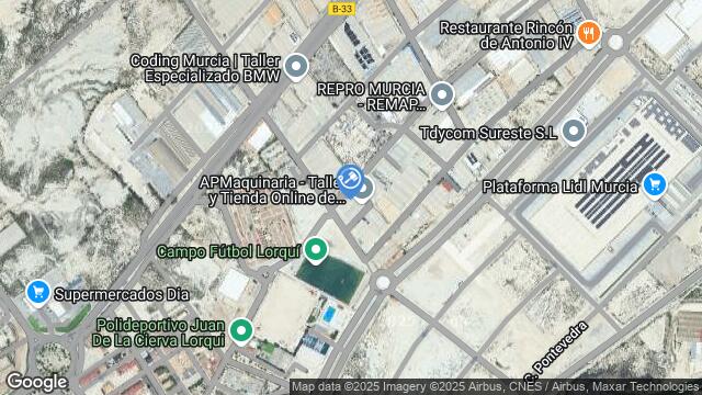 Ubicación de la subastas Subasta de nave industrial en Lorquí