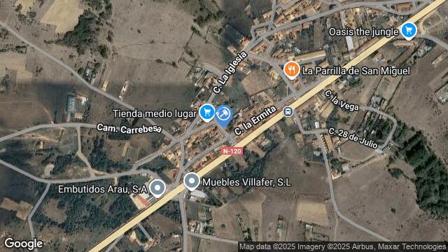 Ubicación de la subastas Subasta de garaje en La Virgen del Camino