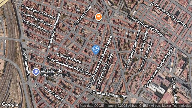 Ubicación de la subastas Subasta de garaje en Madrid