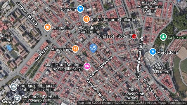 Ubicación de la subastas Subasta de garaje en BURJASSOT