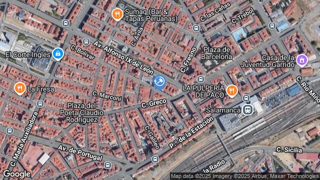 Ubicación de la subastas Subasta de local comercial en SALAMANCA