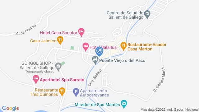 Ubicación de la subastas Subasta de vivienda en Sallent del Gallego