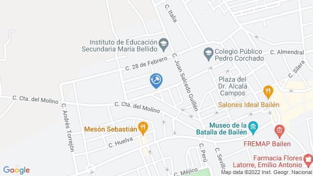 Ubicación de la subastas Subasta de vivienda en BAILÉN