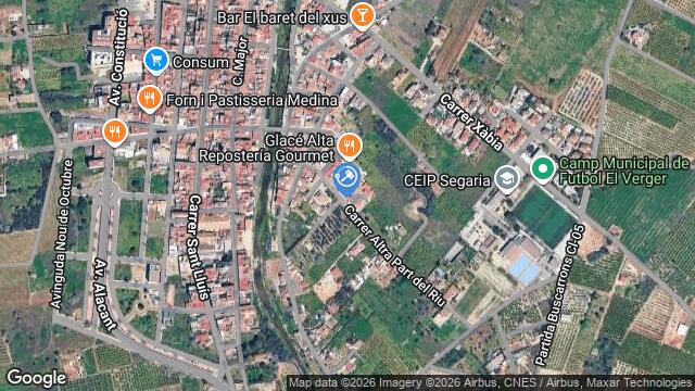 Ubicación de la subastas Subasta de vivienda en EL VERGER