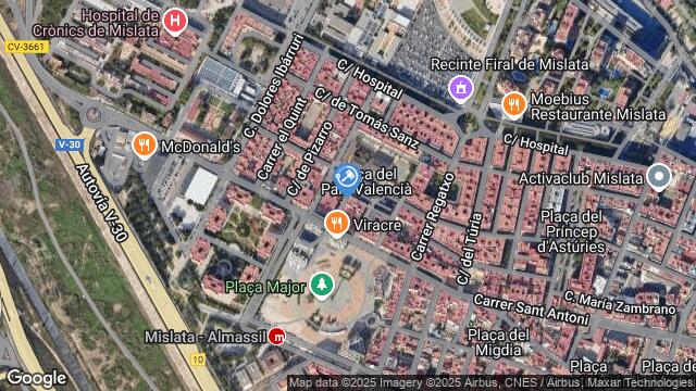 Ubicación de la subastas Subasta de trastero en MISLATA