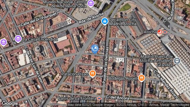Ubicación de la subastas Subasta de garaje en MADRID