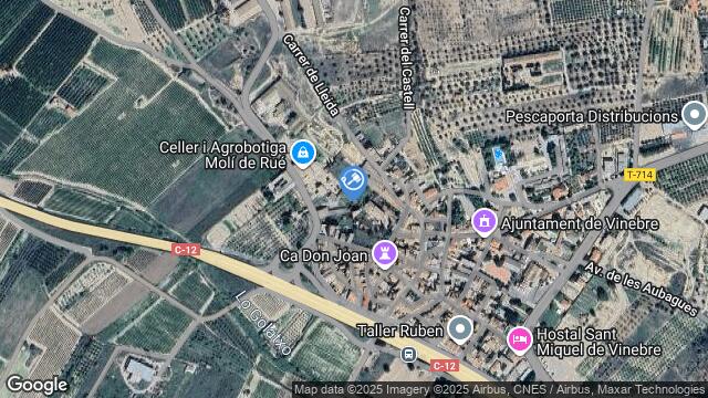 Ubicación de la subastas Subasta de finca rústica en VINEBRE