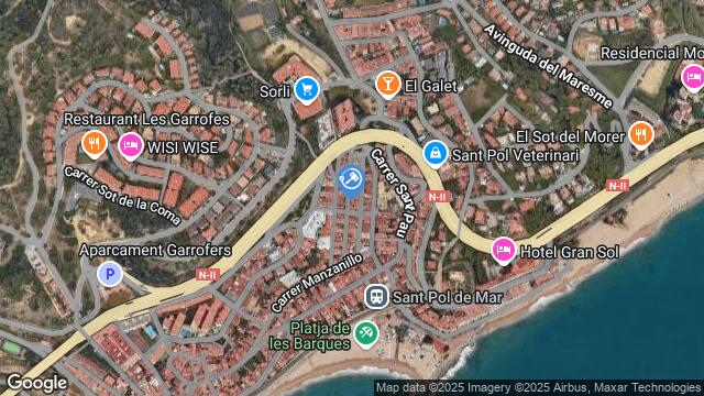 Ubicación de la subastas Subasta de vivienda en SANT POL DE MAR