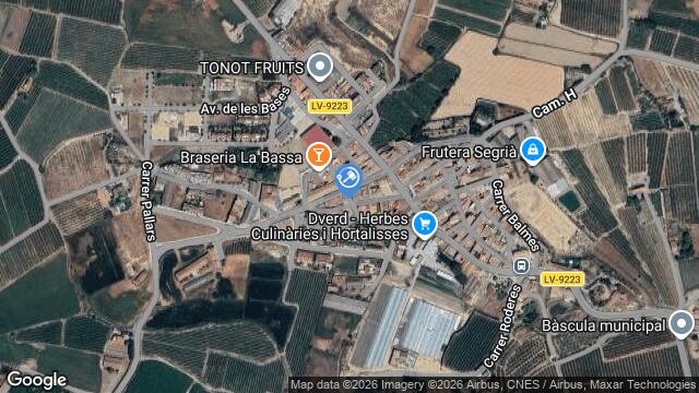 Ubicación de la subastas Subasta de av de les basses ( vilanova de segriÀ) en VILANOVA DE SEGRIÀ