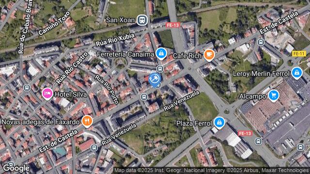 Ubicación de la subastas Subasta de garaje en FERROL