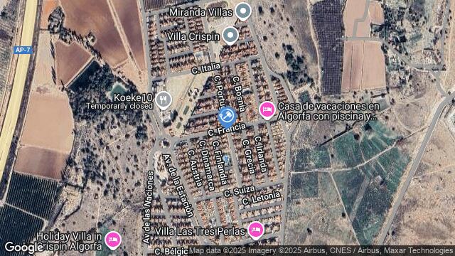 Ubicación de la subastas Subasta de vivienda en algorfa