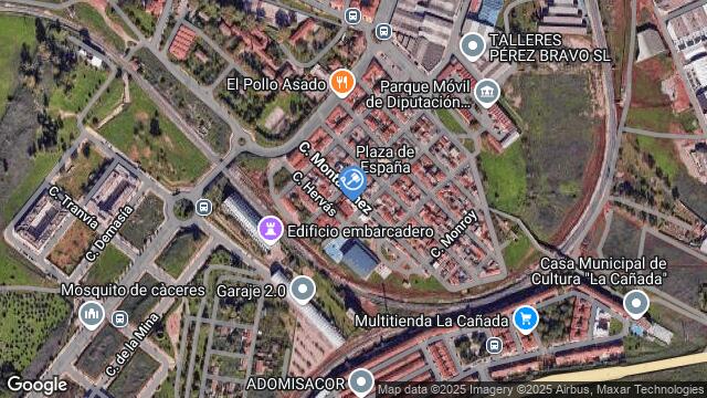 Ubicación de la subastas Subasta de cl montanchez ( cÁceres) en CÁCERES