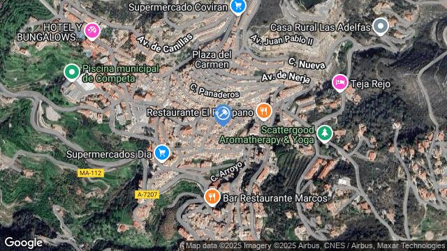 Ubicación de la subastas Subasta de vivienda en CÓMPETA