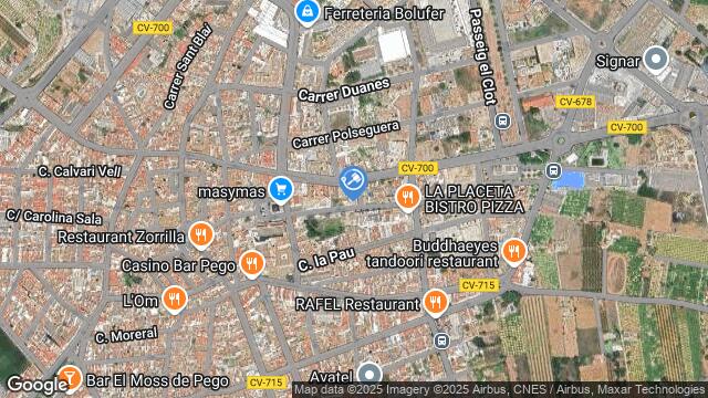 Ubicación de la subastas Subasta de trastero en PEGO