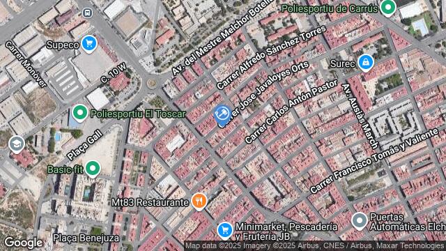 Ubicación de la subastas Subasta de vivienda en ELCHE