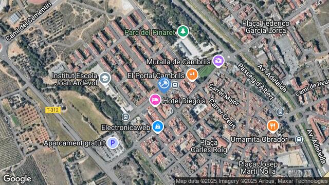 Ubicación de la subastas Subasta de vivienda en Cambrils
