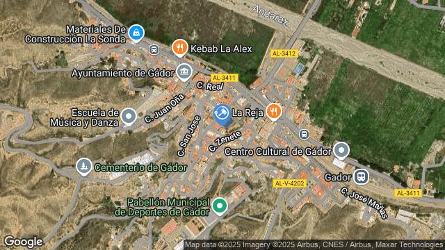 Ubicación de la subastas Subasta de finca rústica en GADOR