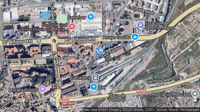 Ubicación de la subastas Subasta de trastero en CARTAGENA