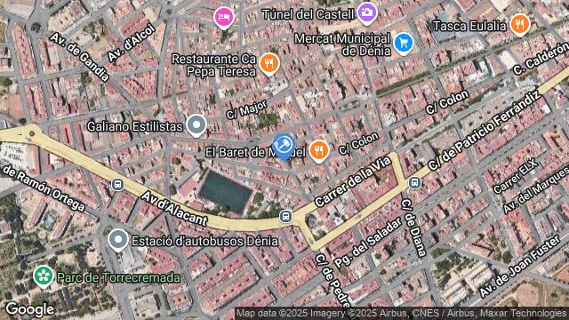 Ubicación de la subastas Subasta de vivienda en DENIA