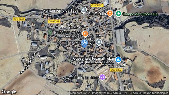 Ubicación de la subastas Subasta de finca rústica en TEBAR