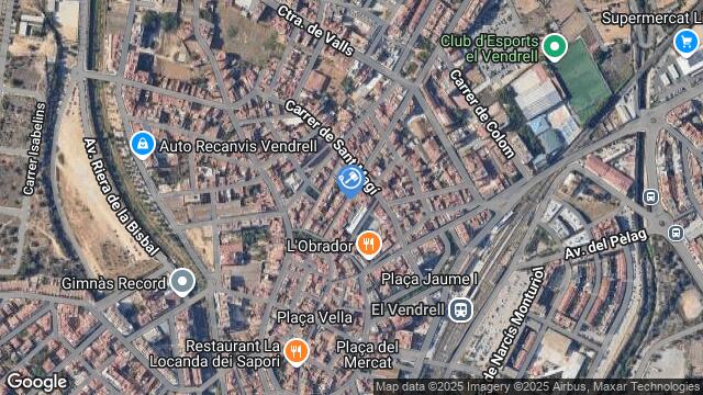 Ubicación de la subastas Subasta de local comercial en EL VENDRELL