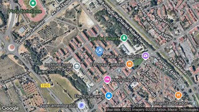 Ubicación de la subastas Subasta de vivienda en CAMBRILS