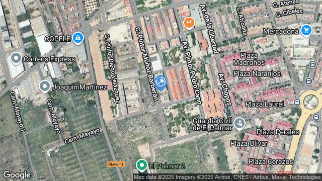 Ubicación de la subastas Subasta de vivienda en El Palmar