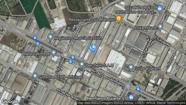 Ubicación de la subastas Subasta de nave industrial en Alcantarilla
