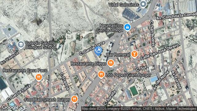 Ubicación de la subastas Subasta de garaje en Molina de Segura