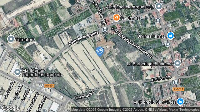 Ubicación de la subastas Subasta de finca rústica en Murcia