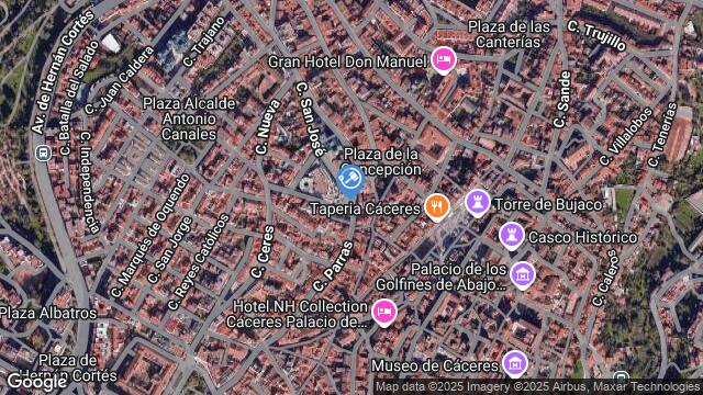 Ubicación de la subastas Subasta de vivienda en CACERES