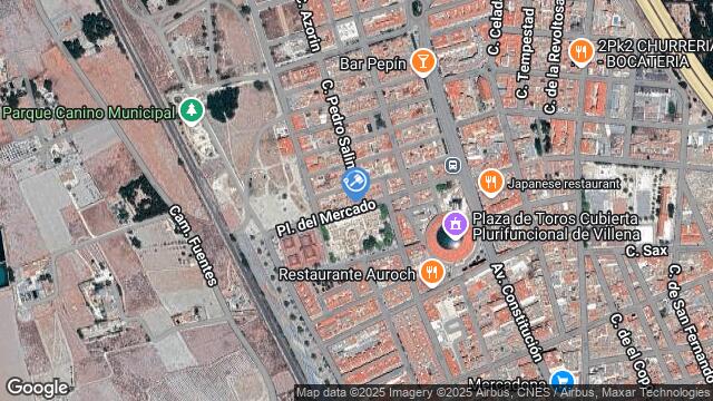 Ubicación de la subastas Subasta de solar en VILLENA