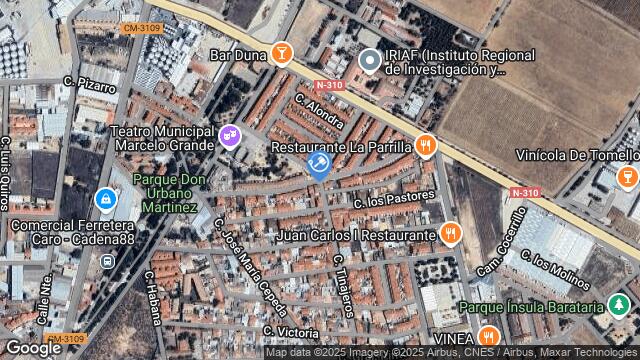 Ubicación de la subastas Subasta de local comercial en Tomelloso