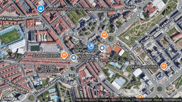 Ubicación de la subastas Subasta de garaje en Pamplona