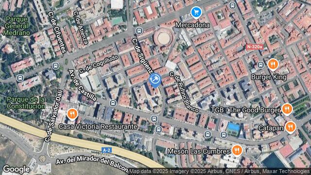 Ubicación de la subastas Subasta de garaje en Guadalajara