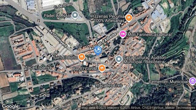 Ubicación de la subastas Subasta de finca rústica en Agullent